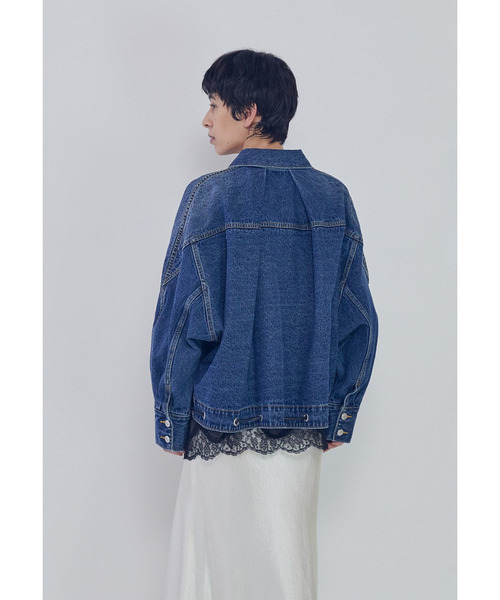 1er Arrondissement(プルミエアロンディスモン)の「ドルマンデニムジャケット(その他アウター・レディース・インディゴブルー・38/36)」の3枚目の写真