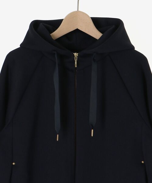 le.coeur blanc（ルクールブラン）の「カルゼダンボールパーカー（パーカー・レディース・ネイビー・38）」の12枚目の写真