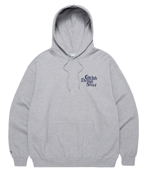 Cavish(カビシ)の「SELLER LOGO HOODIE GREY(CV2BFUM400A)(パーカー・レディース・グレー・S/M/L)」の2枚目の写真