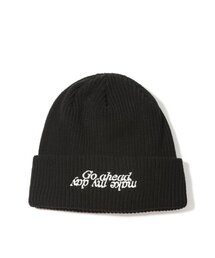 SUKU（スク）の「GO AHEAD BEANIE-BLACK（ニットキャップ/ビーニー）」