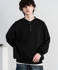 WAFFLE HENLEY T-SHIRT/ワッフルヘンリーネックTシャツ（Tシャツ