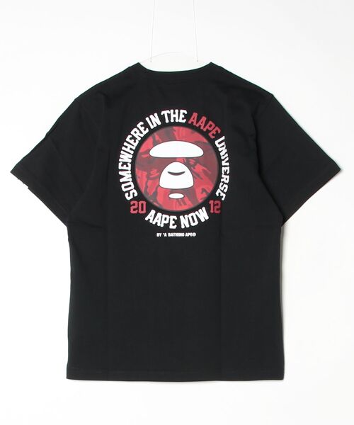 AAPE BY A BATHING APE(エーエイプバイアベイシングエイプ)の「AAPE BASIC TEE(Tシャツ/カットソー・メンズ・ブラック/ホワイト・X-LARGE/XX-LARGE/MEDIUM/LARGE/SMALL)」の9枚目の写真
