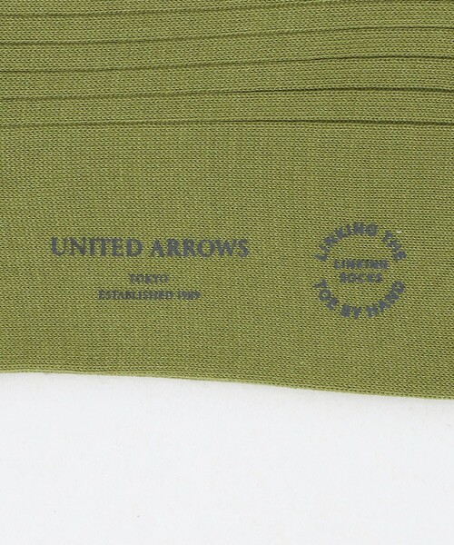 UNITED ARROWS(ユナイテッドアローズ)の「カラー リブソックス(ソックス/靴下・メンズ・パープル/オレンジ/オフホワイト/ケリーグリーン/ロイヤルブルー/レッド・FREE)」の7枚目の写真