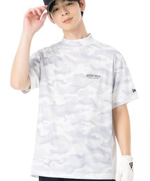 ニューエラゴルフ 半袖ミッドネックTシャツ バンダナ柄 通気性