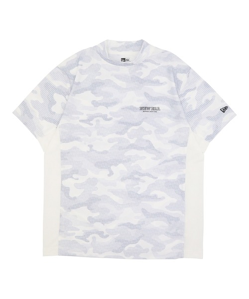 NEW ERA(ニューエラ)の「ニューエラゴルフ ミッドネック半袖Tシャツ カモ柄(ポロシャツ・メンズ・ブラック/ホワイト・XL/L/M/S/XXL)」の9枚目の写真