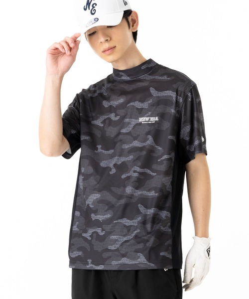 NEW ERA(ニューエラ)の「ニューエラゴルフ ミッドネック半袖Tシャツ カモ柄(ポロシャツ・メンズ・ブラック/ホワイト・XL/L/M/S/XXL)」の20枚目の写真