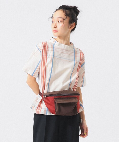 BEAMS BOY(ビームスボーイ)の「ボーイ ビッグタータン ショートスリーブ(シャツ/ブラウス・レディース・ネイビー/ライトブルー/ホワイト系その他7・2/1)」の2枚目の写真