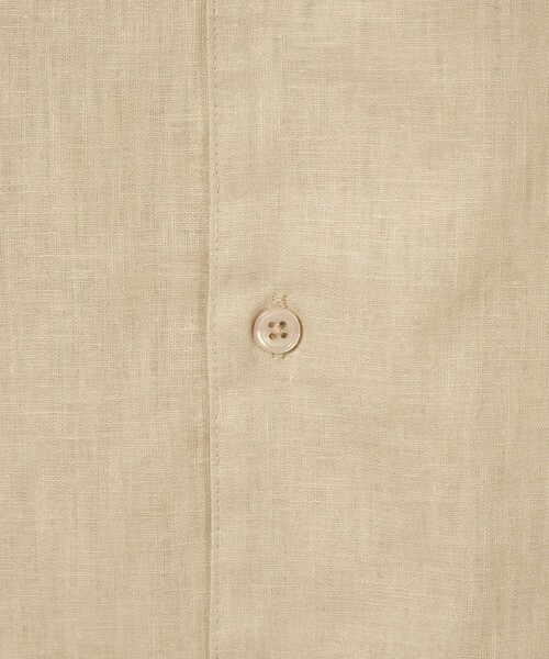 CITEN（シテン）の「＜CITEN＞リネンコットンオープンカラーシャツ（シャツ/ブラウス・メンズ・ブラウン/ケリーグリーン/ライラック/ナチュラル/ブラック・M/L）」の19枚目の写真