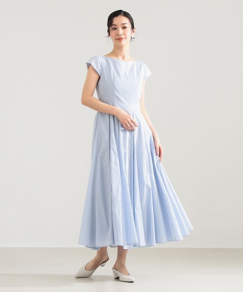 MARIHA(マリハ)の「MARIHA / 月の夢 ワンピース ソリッド(ワンピース・レディース・ライトブルー/ブラック・38S/36S)」の6枚目の写真