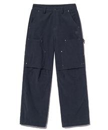 W TAG LAYERED PANTS - NAVY