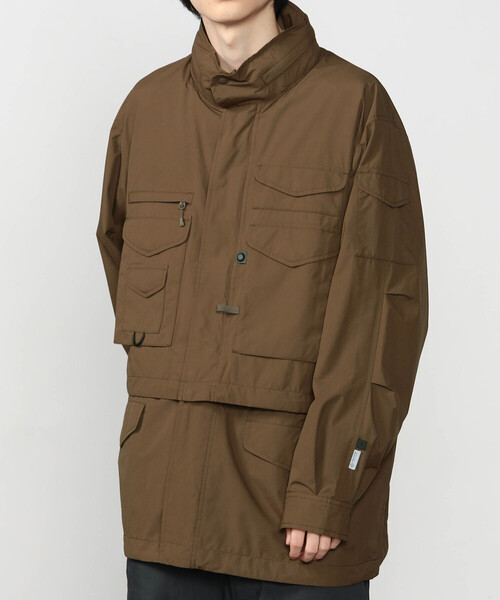 DAIWA PIER39（ダイワピア39）の「DAIWA PIER39 | WINDSTOPPER PERFECT MIL FIELD 2WAY JACKET MEN（ナイロンジャケット・メンズ・ブラック/ブラウン系その他・M/L）」の6枚目の写真