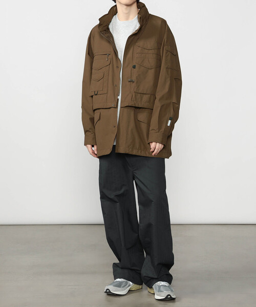 DAIWA PIER39（ダイワピア39）の「DAIWA PIER39 | WINDSTOPPER PERFECT MIL FIELD 2WAY JACKET MEN（ナイロンジャケット・メンズ・ブラック/ブラウン系その他・M/L）」の5枚目の写真