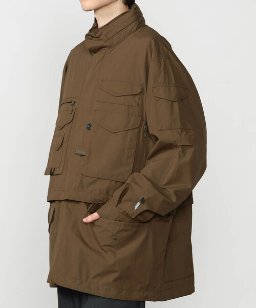 DAIWA PIER39（ダイワピア39）の「DAIWA PIER39 | WINDSTOPPER PERFECT MIL FIELD 2WAY JACKET MEN（ナイロンジャケット・メンズ・ブラック/ブラウン系その他・M/L）」の8枚目の写真