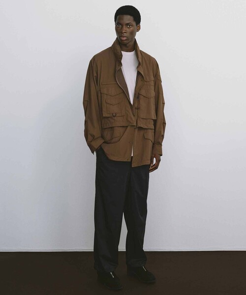 DAIWA PIER39（ダイワピア39）の「DAIWA PIER39 | WINDSTOPPER PERFECT MIL FIELD 2WAY JACKET MEN（ナイロンジャケット・メンズ・ブラック/ブラウン系その他・M/L）」の4枚目の写真