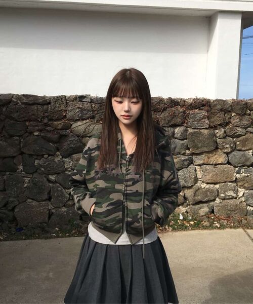 S'EST(エスイーエスティー)の「Solaris Camo Hoodie Zip Up Khaki(パーカー・メンズ・カーキ・SMALL/LARGE/MEDIUM)」の5枚目の写真