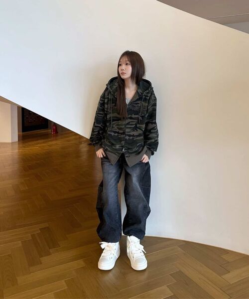 S'EST(エスイーエスティー)の「Solaris Camo Hoodie Zip Up Khaki(パーカー・メンズ・カーキ・SMALL/LARGE/MEDIUM)」の3枚目の写真