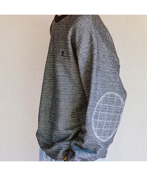 Timberland（ティンバーランド）の「【TOKYO DESIGN COLLECTIVE】ヘリンボーン クルー スウェットシャツ ユニセックス（スウェット・メンズ・ネイビー・LARGE/MEDIUM/SMALL/X-LARGE）」の4枚目の写真