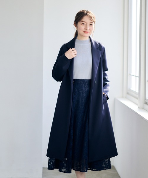 12Twelve Agenda(トゥエルブ アジェンダ)の「レースフレアスカート(スカート・レディース・ネイビー/ミント・M)」の16枚目の写真