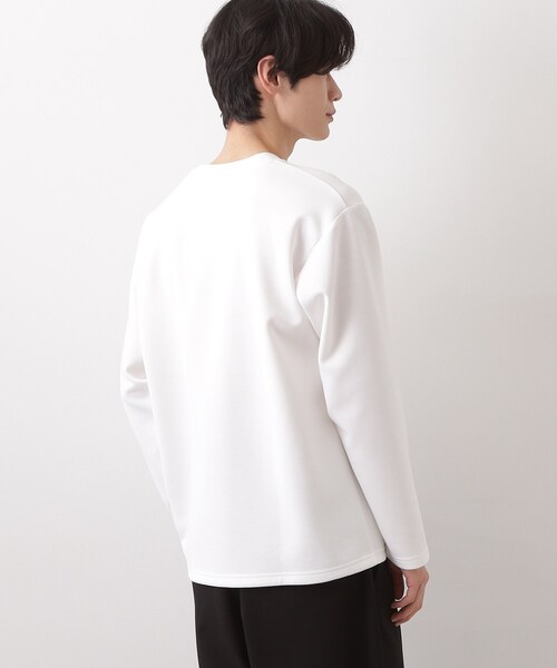 THE SHOP TK (ザ ショップ ティーケー )の「【さりげないワンポイント】ダンボール刺繍スウェット 洗濯機OK(Tシャツ/カットソー・メンズ・オフホワイト/ブラック/ベビーピンク・03/02/04)」の8枚目の写真
