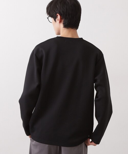 THE SHOP TK (ザ ショップ ティーケー )の「【さりげないワンポイント】ダンボール刺繍スウェット 洗濯機OK(Tシャツ/カットソー・メンズ・オフホワイト/ブラック/ベビーピンク・03/02/04)」の12枚目の写真