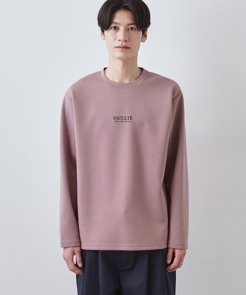 THE SHOP TK (ザ ショップ ティーケー )の「【さりげないワンポイント】ダンボール刺繍スウェット 洗濯機OK(Tシャツ/カットソー・メンズ・オフホワイト/ブラック/ベビーピンク・03/02/04)」の19枚目の写真