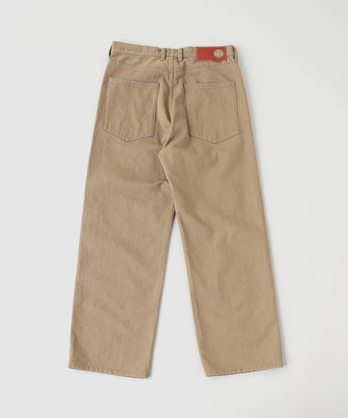 ENCOMING（インカミング）の「ENCOMING（インカミング）ENST DENIM TROUSER（デニムパンツ・メンズ・ベージュ・30/32）」の2枚目の写真