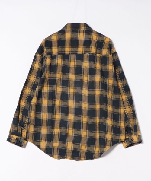 almo(アルモ)の「ルーズシルエットネルチェック長袖シャツ/ネルシャツ(NEZ)(シャツ/ブラウス・レディース・ブラック/イエロー・FREE)」の15枚目の写真