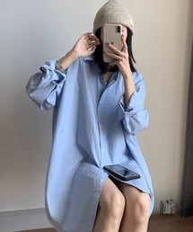 チュニック長袖シャツ