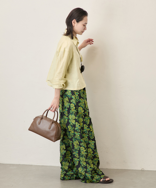 JOURNAL STANDARD(ジャーナルスタンダード)の「ゼフィールクロップドシャツ(シャツ/ブラウス・レディース・ブラウン系その他/イエロー/ブラックミックス・FREE)」の19枚目の写真