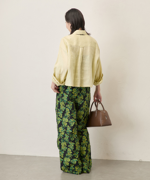JOURNAL STANDARD(ジャーナルスタンダード)の「ゼフィールクロップドシャツ(シャツ/ブラウス・レディース・ブラウン系その他/イエロー/ブラックミックス・FREE)」の20枚目の写真