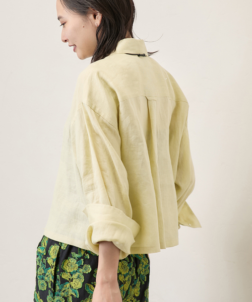JOURNAL STANDARD(ジャーナルスタンダード)の「ゼフィールクロップドシャツ(シャツ/ブラウス・レディース・ブラウン系その他/イエロー/ブラックミックス・FREE)」の21枚目の写真