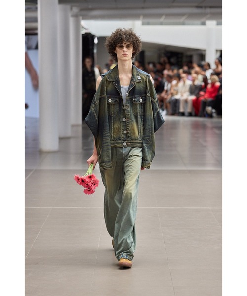 Maison MIHARA YASUHIRO(メゾンミハラヤスヒロ)の「【MIHARAYASUHIRO/ミハラヤスヒロ】A16BL023 DENIM JACKET(デニムジャケット・メンズ・ブラック/インディゴブルー・46)」の5枚目の写真