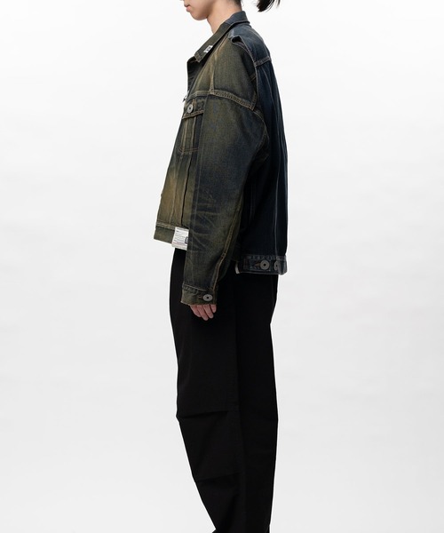 Maison MIHARA YASUHIRO(メゾンミハラヤスヒロ)の「【MIHARAYASUHIRO/ミハラヤスヒロ】A16BL023 DENIM JACKET(デニムジャケット・メンズ・ブラック/インディゴブルー・46)」の16枚目の写真