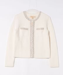 MICHAEL KORS（マイケルコース）の「ジェムトリム クルーネック カーディガン（カーディガン/ボレロ）」
