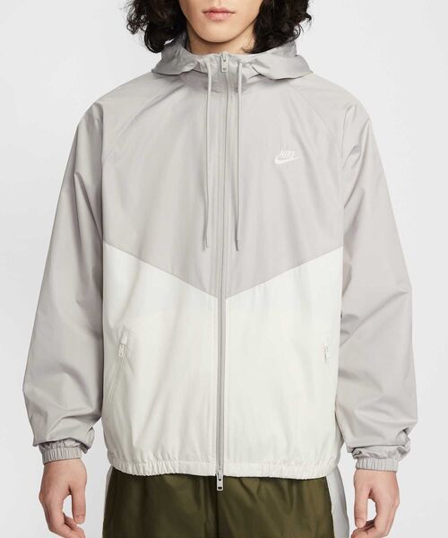 NIKE(ナイキ)の「ナイキ ウィンドランナー メンズ ラインド ジャケット / Nike Windrunner Men's Lined Jacket HV8370-012 Light Iron Ore(ブルゾン・メンズ・グレー系その他・XL/2XL/S/M/L)」の6枚目の写真