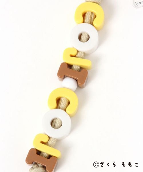 studio CLIP（スタディオクリップ）の「ロゴビーズキーチャーム[COJI‐COJIコラボ2026]（キーケース/キーアクセサリー・レディース・ピンク・FREE）」の6枚目の写真