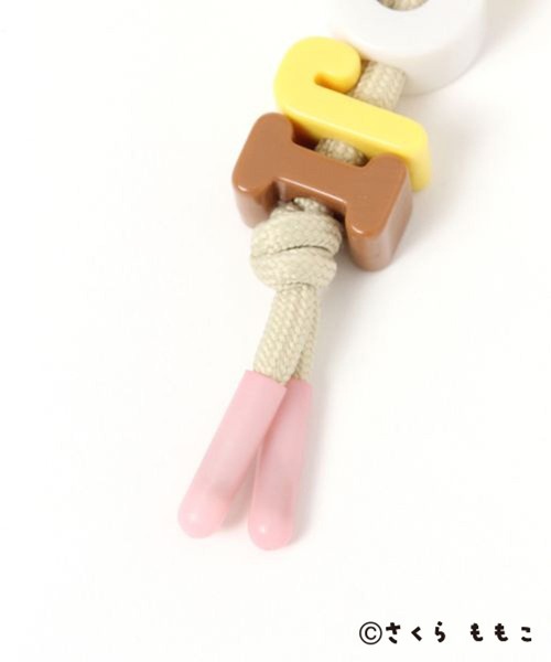 studio CLIP（スタディオクリップ）の「ロゴビーズキーチャーム[COJI‐COJIコラボ2026]（キーケース/キーアクセサリー・レディース・ピンク・FREE）」の8枚目の写真