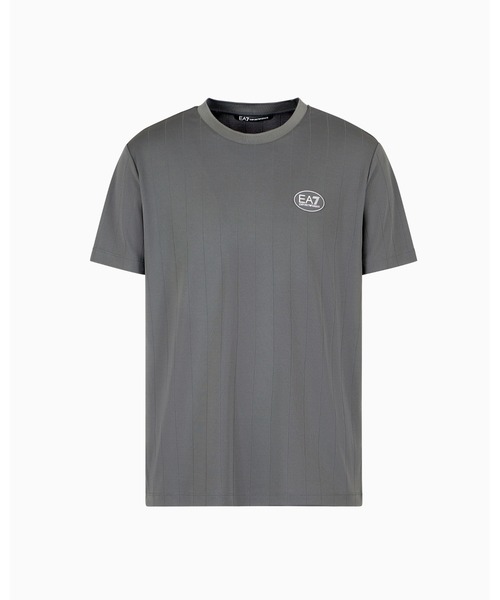 EMPORIO ARMANI EA7（エンポリオアルマーニイーエーセブン）の「【エンポリオ アルマーニ EA7】Golf Pro Tシャツ ストレッチコットンジャージー（Tシャツ/カットソー・メンズ・ホワイト系/グリーン系・MEDIUM/XX-LARGE/X-LARGE/LARGE/X-SMALL/SMALL）」の3枚目の写真