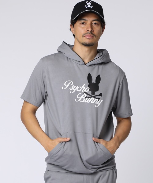 サイコバニー　パーカー セール】Psycho Bunny｜サイコバニー（メンズ）のパーカー（グレー