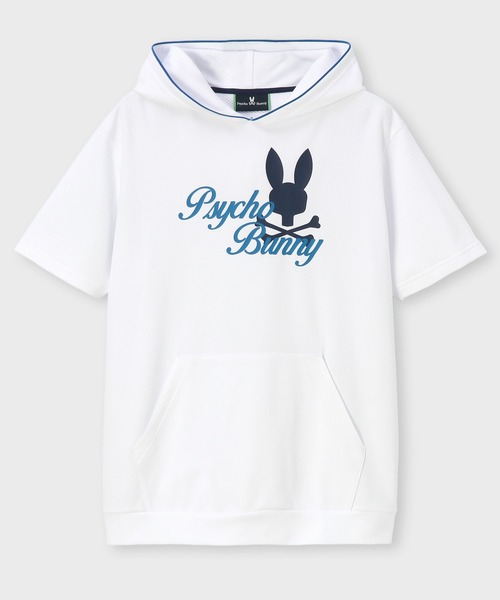 Psycho Bunny（サイコバニー）の「[GOLF]ラインモチーフ PBグラフィックパーカ（パーカー・メンズ・ネイビー/ホワイト/ライトグレー・X-LARGE/LARGE/MEDIUM）」の7枚目の写真