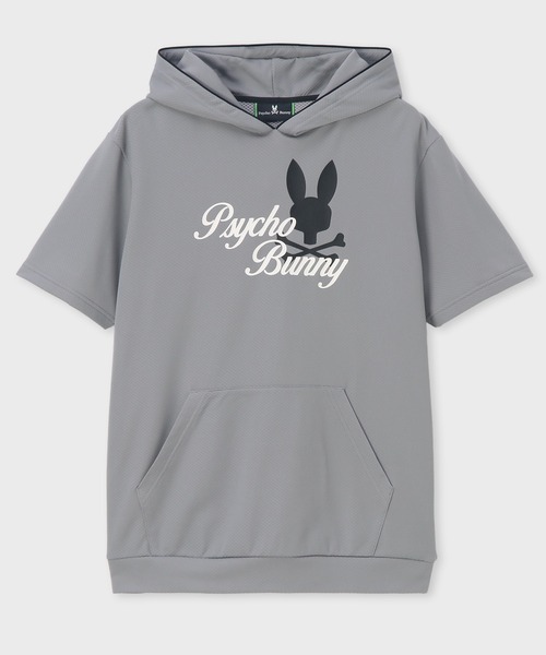 Psycho Bunny（サイコバニー）の「[GOLF]ラインモチーフ PBグラフィックパーカ（パーカー・メンズ・ネイビー/ホワイト/ライトグレー・X-LARGE/LARGE/MEDIUM）」の12枚目の写真