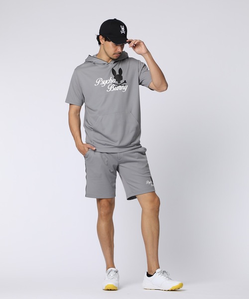 Psycho Bunny（サイコバニー）の「[GOLF]ラインモチーフ PBグラフィックパーカ（パーカー・メンズ・ネイビー/ホワイト/ライトグレー・X-LARGE/LARGE/MEDIUM）」の11枚目の写真