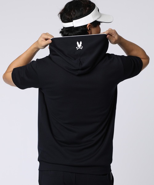 Psycho Bunny（サイコバニー）の「[GOLF]ラインモチーフ PBグラフィックパーカ（パーカー・メンズ・ネイビー/ホワイト/ライトグレー・X-LARGE/LARGE/MEDIUM）」の17枚目の写真