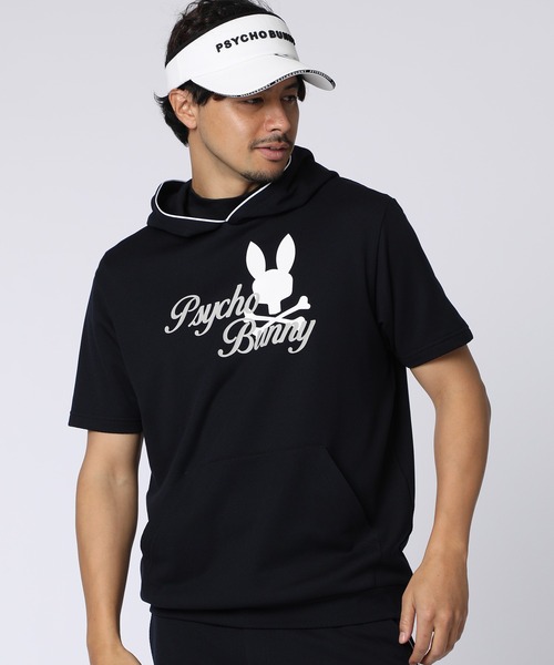 Psycho Bunny（サイコバニー）の「[GOLF]ラインモチーフ PBグラフィックパーカ（パーカー・メンズ・ネイビー/ホワイト/ライトグレー・X-LARGE/LARGE/MEDIUM）」の15枚目の写真