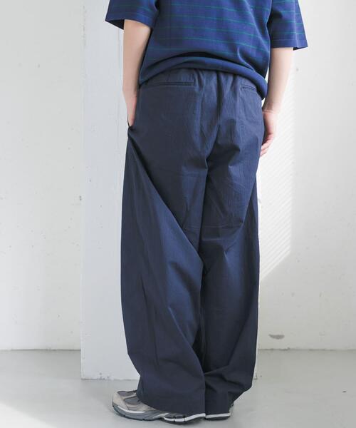 FORK&SPOON（フォークアンドスプーン）の「FORK&SPOON　ツータックワイドイージーパンツ（その他パンツ・メンズ・ブラウン/ブルー系その他・4/5）」の17枚目の写真