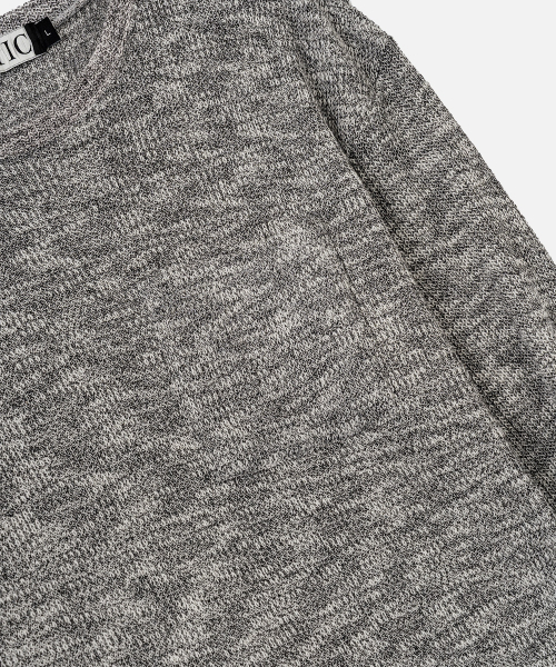 VASTIC(バスティック)の「ボカシポケットニット_グレー(ニット/セーター・メンズ・グレー・MEDIUM/LARGE)」の4枚目の写真