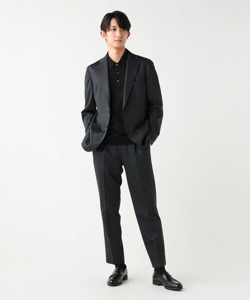 BEAMS HEART(ビームスハート)の「ニット ポロ【クールビズ】(ポロシャツ・メンズ・ネイビー/ブラック・X-LARGE/LARGE/MEDIUM/SMALL)」の14枚目の写真