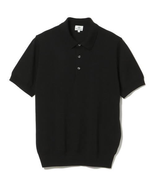 BEAMS HEART(ビームスハート)の「ニット ポロ【クールビズ】(ポロシャツ・メンズ・ネイビー/ブラック・X-LARGE/LARGE/MEDIUM/SMALL)」の16枚目の写真