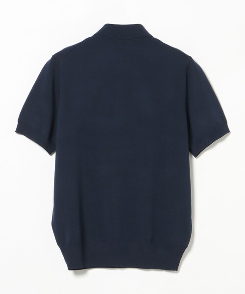 BEAMS HEART(ビームスハート)の「ニット ポロ【クールビズ】(ポロシャツ・メンズ・ネイビー/ブラック・X-LARGE/LARGE/MEDIUM/SMALL)」の5枚目の写真