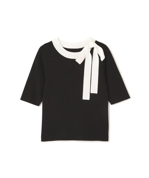PROPORTION BODY DRESSING（プロポーションボディドレッシング）の「＜UVカット＞サイドリボンニット / 1216170304（ニット/セーター・レディース・ピンク/ホワイト系その他/ブラック系その他・MEDIUM/SMALL）」の20枚目の写真